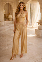 Load image into Gallery viewer, Venus Top Diva Pants Set - Gold
