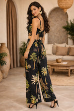 Load image into Gallery viewer, Tia Top Troppo Cotton & Della Pants Troppo Cotton - Black/Set