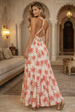 Load image into Gallery viewer, Lilit Tie Dress/Lemon Coral Palm