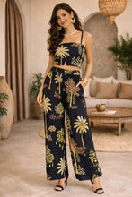 Load image into Gallery viewer, Tia Top Troppo Cotton & Della Pants Troppo Cotton - Black/Set