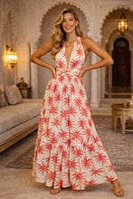 Muat gambar ke penampil Galeri, Lilit Tie Dress/Lemon Coral Palm