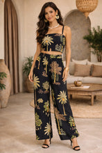 Load image into Gallery viewer, Tia Top Troppo Cotton & Della Pants Troppo Cotton - Black/Set