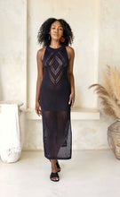 Load image into Gallery viewer, Athena Dress - Knitted Black