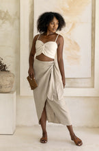 Load image into Gallery viewer, Tulia Camisole & Zanadu Skirt - Natural/Natural Earth