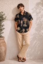 Load image into Gallery viewer, Manu Sh-Sl Shirt / Troppo Cotton / Black