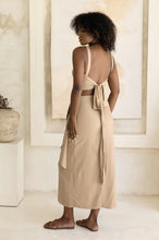 Load image into Gallery viewer, Zanadu Top & Skirt - Rayon Herringbone/Tan