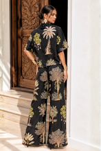 Load image into Gallery viewer, Ana Crop Tie Shirt / Troppo Cotton / Black RP 735,000