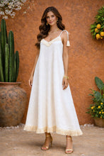 Load image into Gallery viewer, Parisian Dress Tassel/Cotton Muslin/Natural