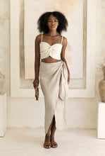 Load image into Gallery viewer, Tulia Camisole & Zanadu Skirt - Natural/Natural Earth