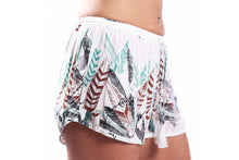 Load image into Gallery viewer, Bindi Shorts/White Feather
