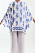 Load image into Gallery viewer, Boho Cape 3/Blue Paisley
