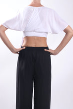 Load image into Gallery viewer, Gypsy Crop Top/White
