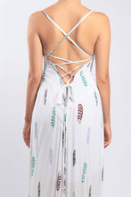 Load image into Gallery viewer, Pinafore Dress/White Feather
