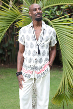 Load image into Gallery viewer, Manu Sh-sl Shirt/Cream Paisley