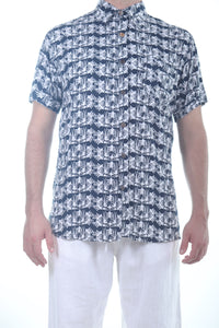 Manu Sh-sl Shirt/Indigo Urchin