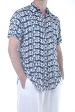 Load image into Gallery viewer, Manu Sh-sl Shirt/Indigo Urchin