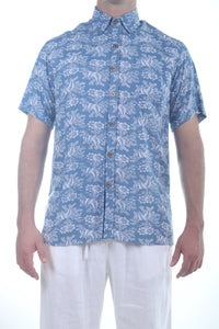 Manu Sh-sl Shirt/Teal Floral