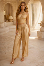 Load image into Gallery viewer, Venus Top Diva Pants Set - Gold
