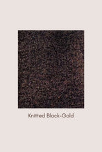 Load image into Gallery viewer, Mara Dress / Knitted Black-Gold
