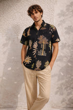 Load image into Gallery viewer, Manu Sh-Sl Shirt / Troppo Cotton / Black
