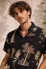 Load image into Gallery viewer, Manu Sh-Sl Shirt / Troppo Cotton / Black
