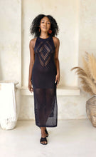 Muat gambar ke penampil Galeri, Athena Dress - Knitted Black
