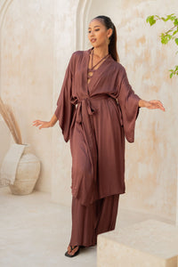 Jap Kimono Midi - Plum