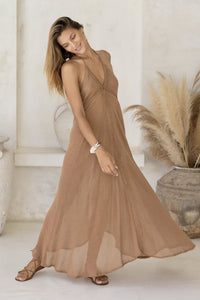 Joy Dress - Brown