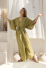 Load image into Gallery viewer, Jap Kimono Long - Olive
