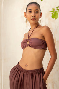 Fiesta Bandeau/Top - Viscose Satin