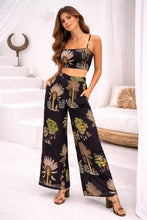 Load image into Gallery viewer, Tia Top Troppo Cotton &amp; Della Pants Troppo Cotton - Black/Set
