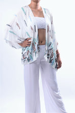 Load image into Gallery viewer, Boho Cape 3/White Feather
