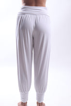 Load image into Gallery viewer, Harem Pants/Rayon Lycra White
