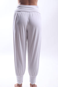Harem Pants/Rayon Lycra White