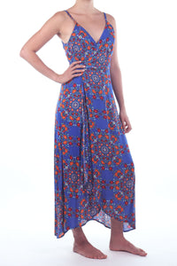 Flamenco Dress/Retro Floral Blue