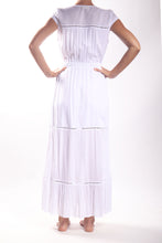 Muat gambar ke penampil Galeri, Prairie Dress/Rayon Voil White
