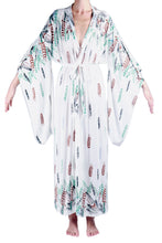 Load image into Gallery viewer, Jap Kimono XLong/White Feather
