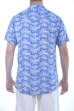 Muat gambar ke penampil Galeri, Manu Sh-sl Shirt/Blue Floral
