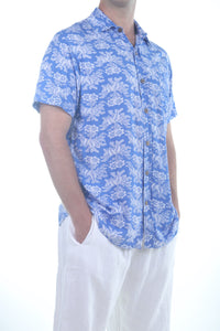 Manu Sh-sl Shirt/Blue Floral