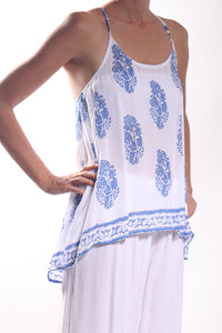 Nessy Top/Blue Paisley