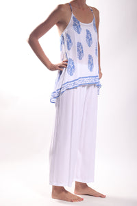 Nessy Top/Blue Paisley