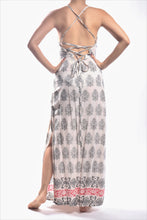 Load image into Gallery viewer, Pinafore Dress/Cream Paisley
